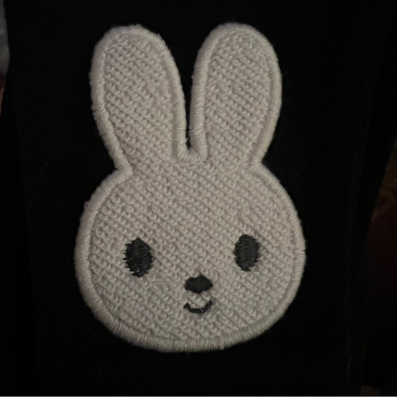 NWT infant 👶🏻 organic cotton Bunny Knee leggings - Picture 4 of 6